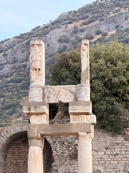 Monument Above Curetes Street