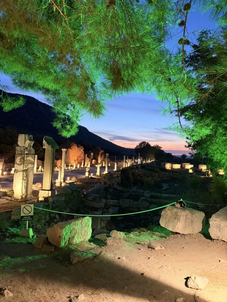 Ephesus at sunset