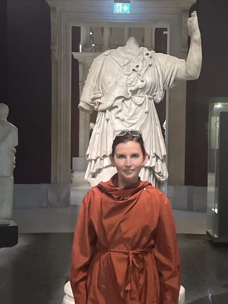 Althea Provost and Athena.