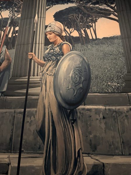 Mural of Athena