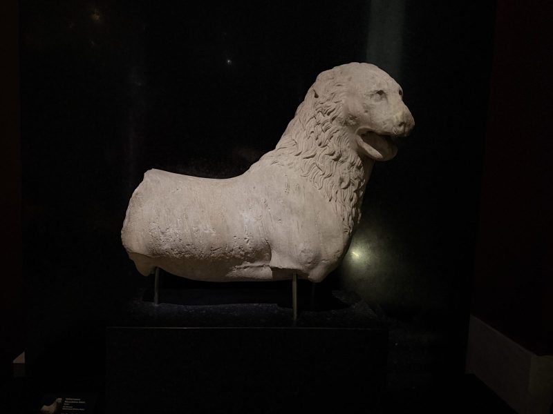 Marble Lion from the Mausoleum at Halicarnassus.