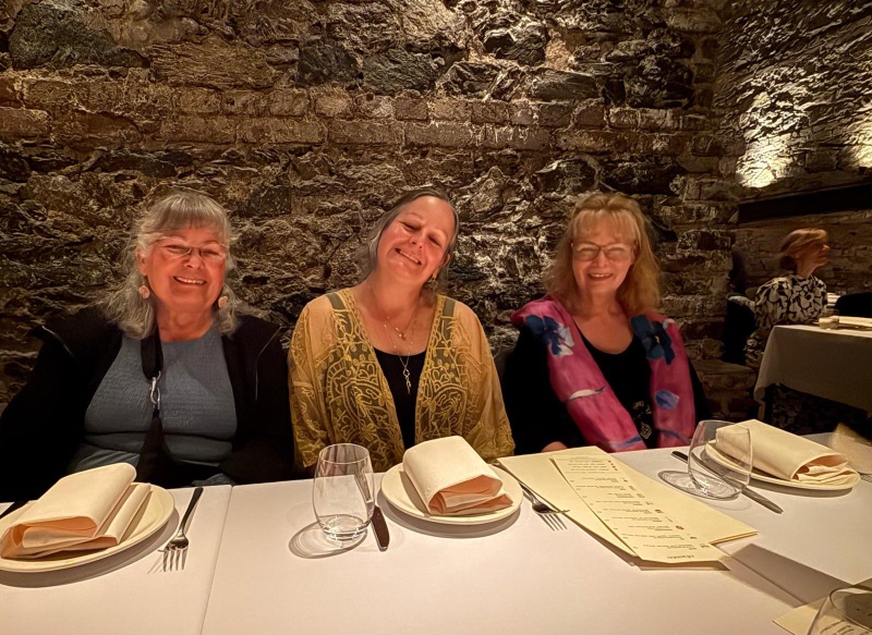 Group dinner at Aheste