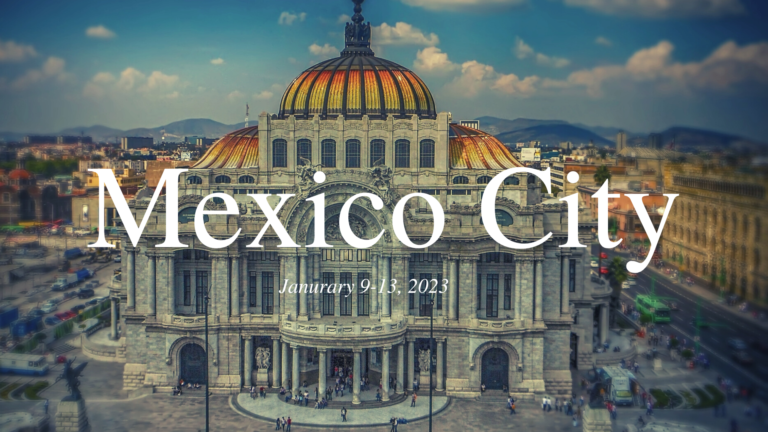 Althea Provost Starseed Mexico Adventure 2023 at the Palacio de Bellas Artes in Mexico City, highlighting the beauty and energy of the January 9–13 experience.